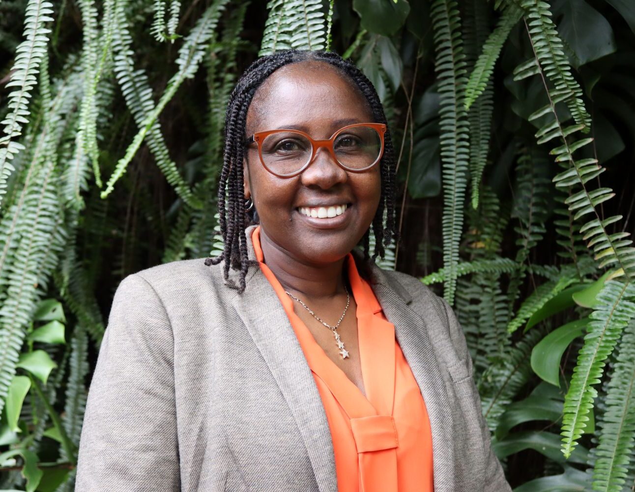 A headshot of Alice Kamau