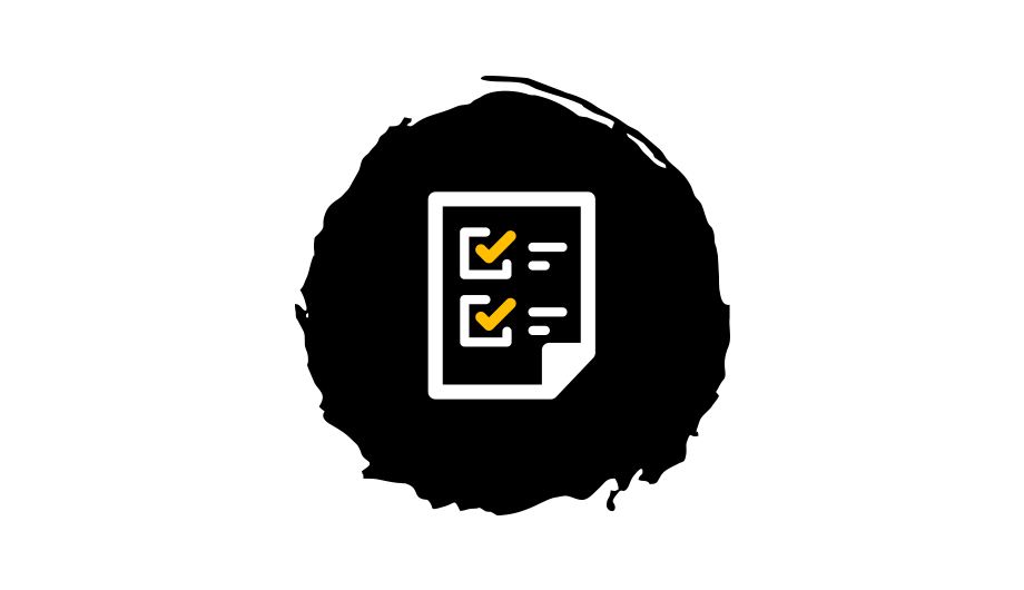 Icon of a checklist